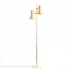 Danish brass floorlamp