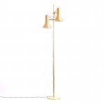 Danish brass floorlamp