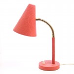 Danish red desklamps