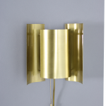 Vintage brass wall lamp by Falkenberg